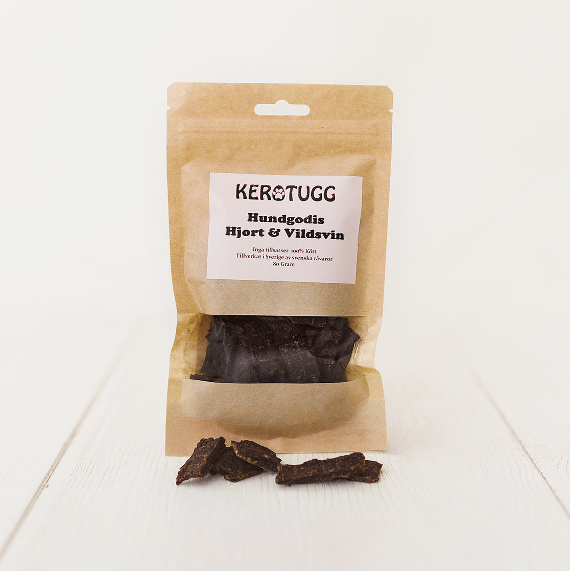 Kerotugg - Hundegodter Hjort & Vildsvin 80g