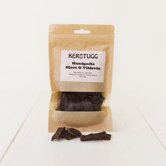 Kerotugg - Hundegodter Hjort & Vildsvin 80g